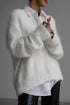 'Daria' Fuzzy Knit Button Down Cardigan - Celes Fashion